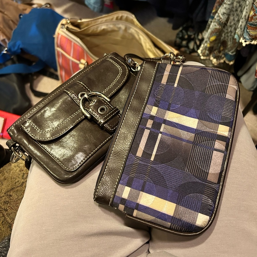 P005 2 Coach wristlet bundle